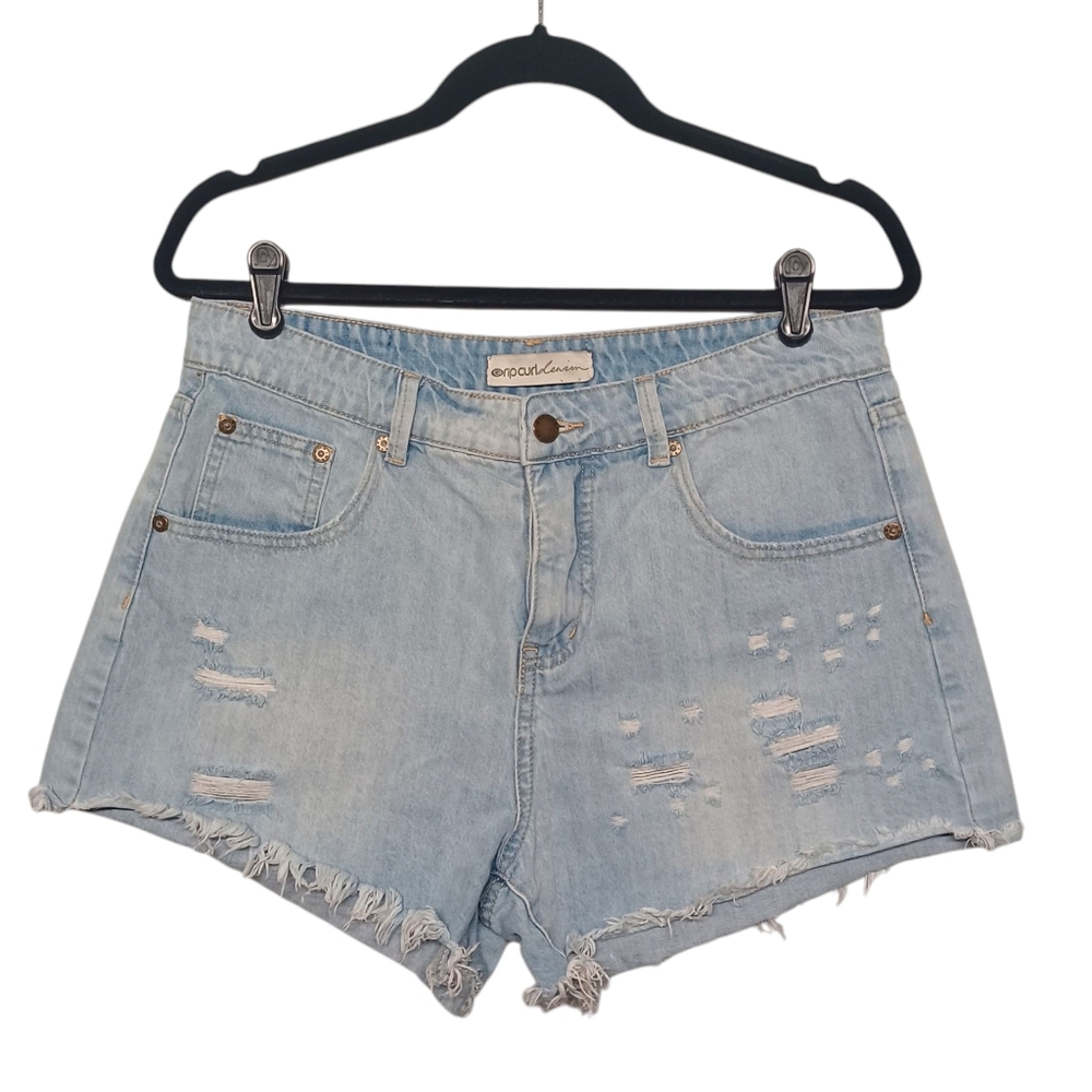 Rip Curl Light Blue Jean Shorts for Women